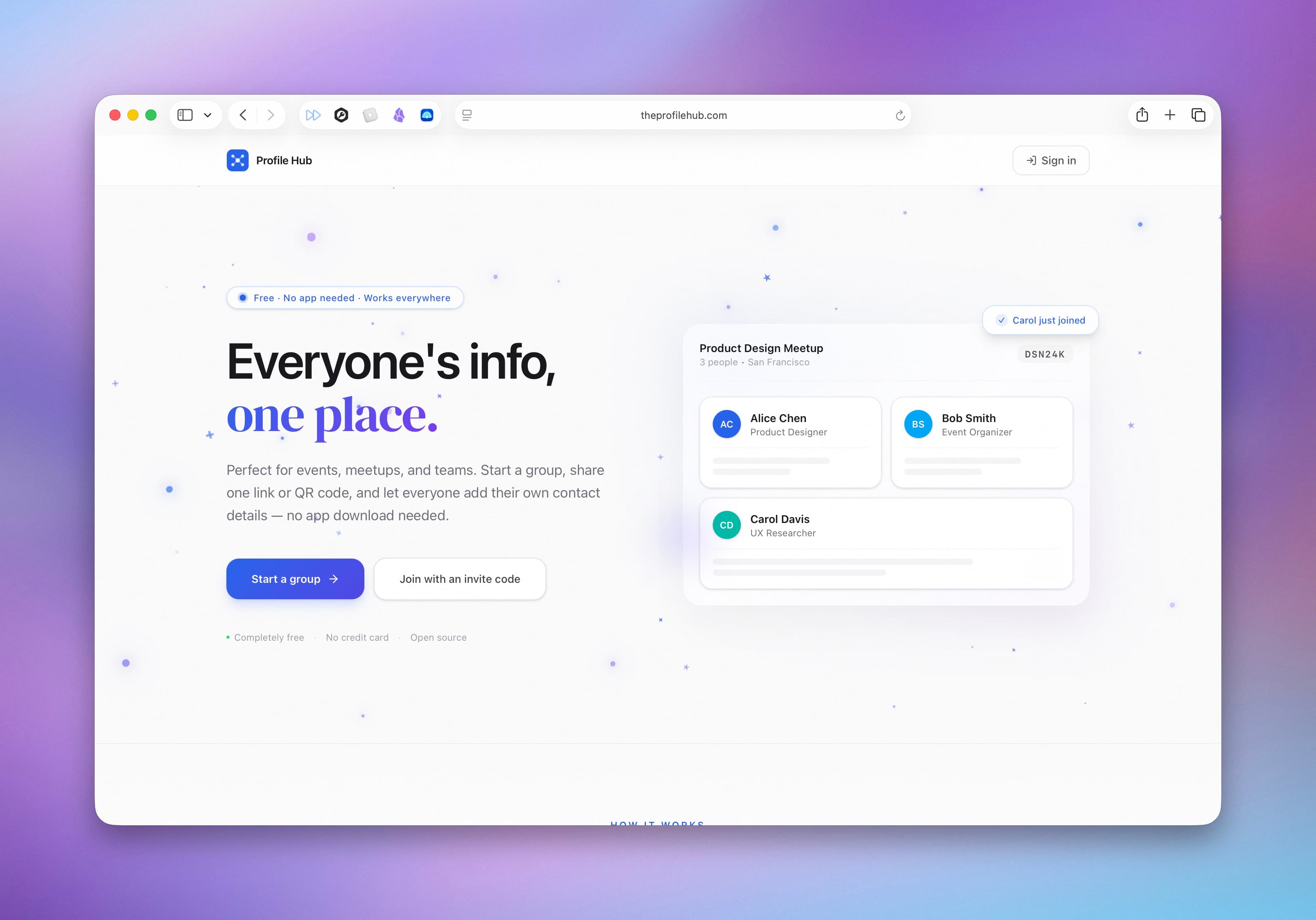 The Profile Hub
